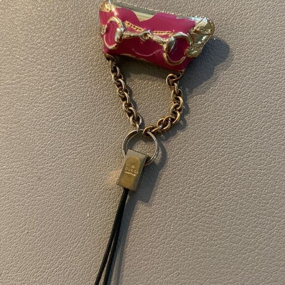 GUCVI Pink Vintage Purse Charm - Picture 3 of 4